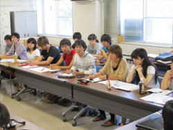 福島大学の学生たち